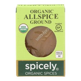 Spicely Organics - Organic Allspice - Ground - Case Of 6 - 0.45 Oz.